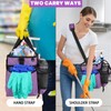 Timoxi Large Cleaning Caddy Bag Built-in Sturdy Support Board, Cleaning