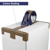 BOMEI PACK Brown Packing Tape, 3 Rolls for 1.88 inches