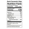 Vermont Nut Free Chocolates Boxed Chocolate Caramels (Dark Chocolate) 24-Piece