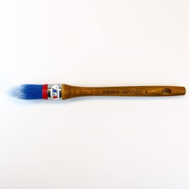 Bleu Polytop Polytop Brush Blue No. 4 / Made in France/Eco-Responsible/Ideal for Paints and Exterior Varnishes, Terrace, Walls, Surfaces, Handmade, Reusable, Professional