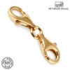 My-Bead Base Clasp 925 Sterling Silver 24K Double Gold-Plated Interchangeable