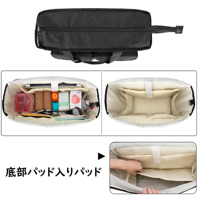LoDrid Visit Nursing Bag Nurse Medical Bag Large Capacity A4