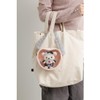 San-X Rilakkuma "Korilakkuma" Heart Clear Pouch, CA67201, Size: Approx. 5.5