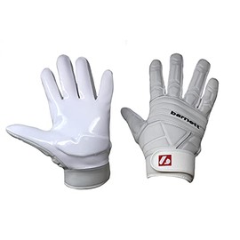 BARNETT FLG-03 American Football Gloves Linemen Profi, OL,DL, White (L)