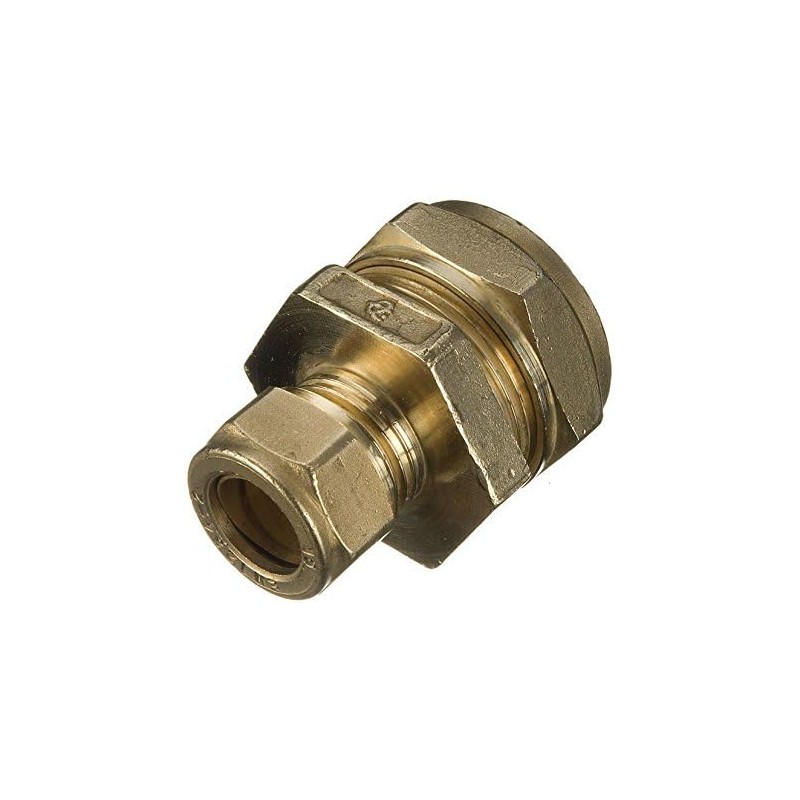 15mm x 12mm Brass Compression Reducing Coupling