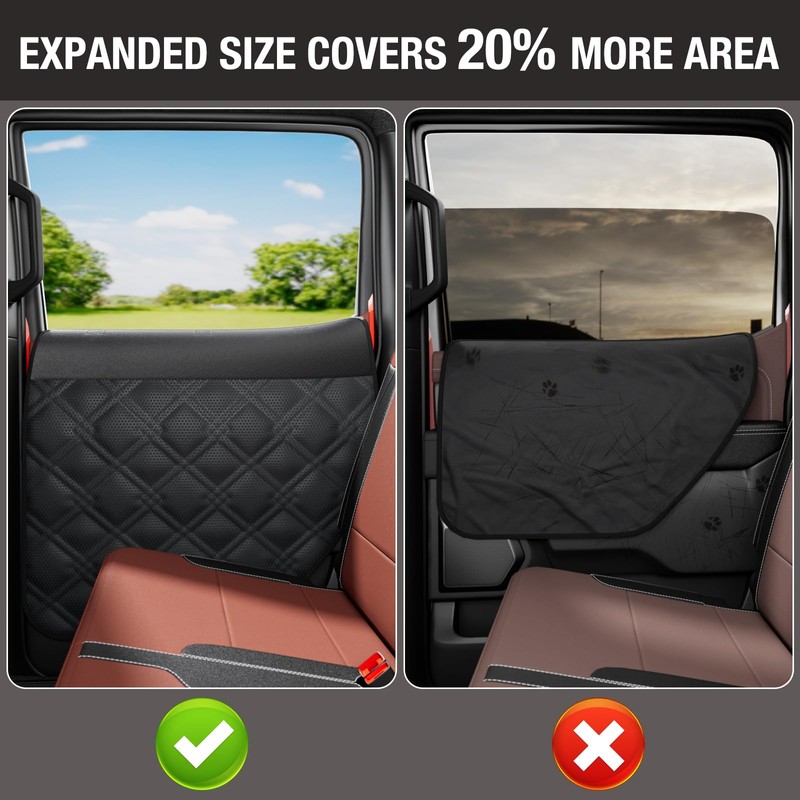 Surfcabin Dog Car Door Protector – 20% Larger Design for