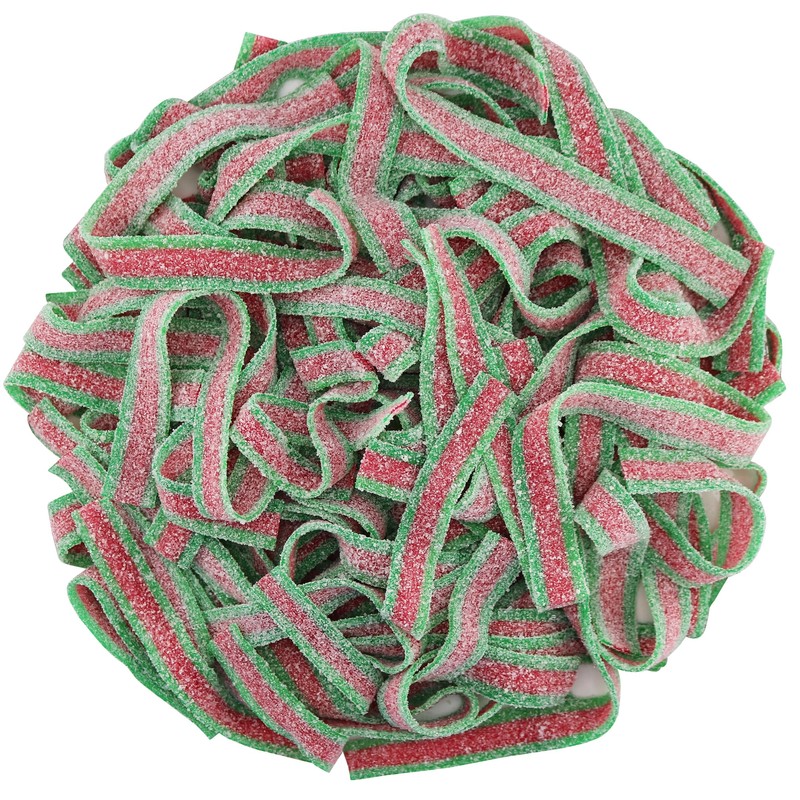 Smarty Stop Sour Gummy candy Strips (Watermelon,1 Pound)