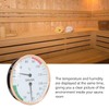 Sauna Temperature Humidity Meter Professional Wall Mounted High Accuracy Hygrometer