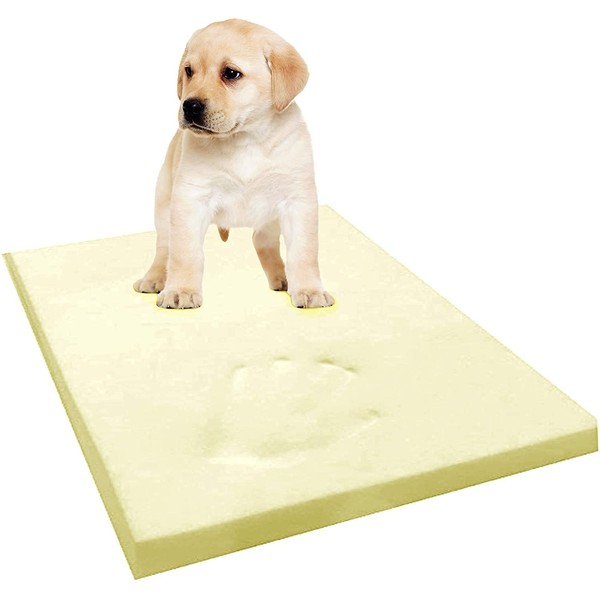 100% Visco Elastic Cool Gel Memory Foam Off-Cut for Dog Beds and Cushions Certified Foam Supportive, Pressure Relief Temperature Sensitive & Pain Relief (36x24x2 Inches (90x60x5cm))