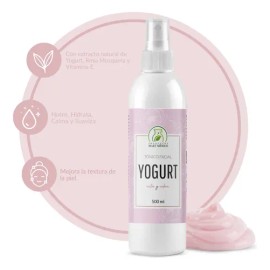 Tónico Facial de Yogurt 500 ml Hipoalergénico Sin Parabenos