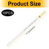 Lotsdonxia 10PCS White Charcoal High Gloss Sketch Pen Layered Three-Dimensional