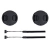 2-Pack 40.5mm Front Lens Cap Cover with Deluxe Cap Keeper