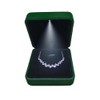 GBYAN Pendant Necklace Box with LED Light, Necklace Gift Box