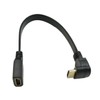 CERRXIAN 1FT Flat Slim High Speed HDMI Extension Cable A