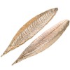 Xinzistar Incense Sticks Holder Metal Leaf Boat Incense Burner Ash
