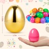 50 Count 2.4" Plastic Easter Eggs, 44 Pcs Empty Suprise