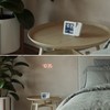 Braun Digital Projection Alarm Clock with 4 Backlight Options, Negative
