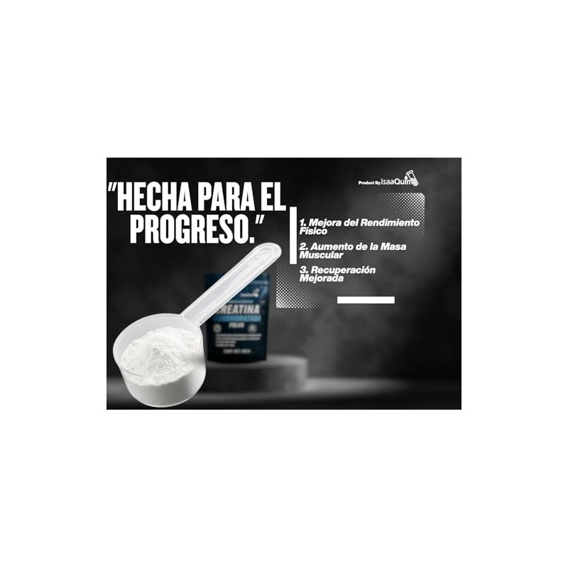 IsaaQuim Creatina Monohidratada en Polvo de 450 gr