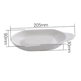 FUNOMOCYA Ceramic Garlic Mincer Manual Press for Quick Chopping Practical Kitchen Tool Easy to Use for Garlic and Ginger for Cooking Enthusiasts