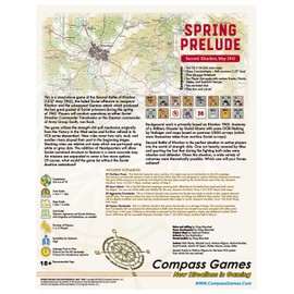 Compass Games Spring Prelude: Second Battle of Kharkov 1942, Board Game for Adults 18+