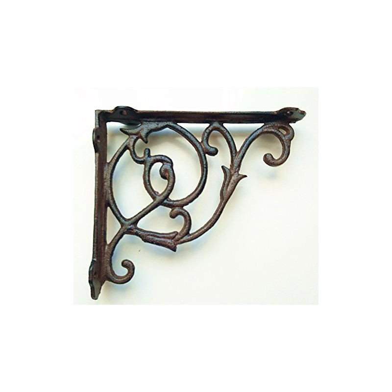 SPRING LIFE Victorian style Cast Iron Ornate Shelf Bracket in