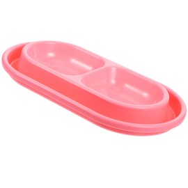 POPETPOP Ants Away Cat Dish - Outdoor Cat Food Water Bowls with 2 Dish, Round No Spill Cat Puppy Food Bowls for Small Medium Dog Cat Indoor