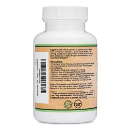 Magnesio Double Wood Supplements 100 Caps Made Usa Sin Sabor elaborado para aumentar los niveles de magnesio en el cerebro y apoyar la funcin...      