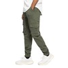 VICTORIOUS Men's Jogger Twill Cargo Pants JG805 - Olive -