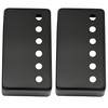 Musiclily Humbucker Pickup Cover Set for Electric Guitar, Black(Set of