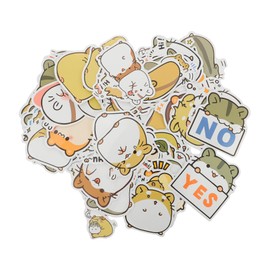 Operitacx 1 Satz Cartoon Aufkleber Für Laptops Niedliche Tiermotive Für Diy Scrapbooking Notizbücher Dekoration Vielseitig Einsetzbar Einfach Zu Handhaben Verschiedene Designs Für 200 Stück