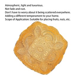 plplaaoo Fruit Basket,Fruit Bowl,European Style Peacock Pattern Fruit Basket for Kitchen,Luxurious European Zinc Alloy Fruit Bowl for Kitchen Counter,Metal Fruit Plates for Home,Office, Fruit Bow