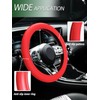LRITER Car Steering Wheel Cover, Non-Slip Silicone Material, Multiple Color