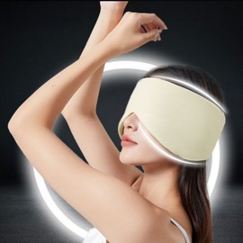 Comfort eye mask, sleep mask, double-sided eye mask, blindfold, travel sleep, comfortable for your ears Nap sleep eye mask (black) 2ea