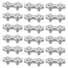 18pcs M2 Duplex Wire Rope Clip Cable Clamps Stainless Steel