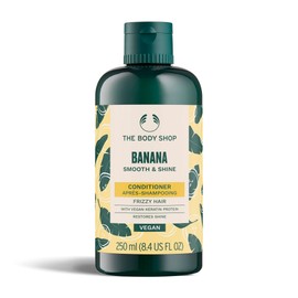 The Body Shop Banana Truly Nourishing Hair Conditioner for Women (1x 250ml), Conditioner for Dry Damaged Hair with Organic Banana, Hydrating, Frizz Control & Softness, Vegan