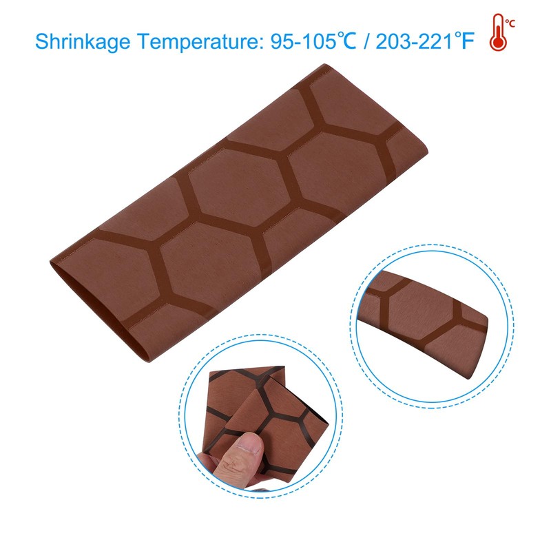 PATIKIL Cutting Knife Handle Heat Shrink Sleeve 1.4x4.9", 4 Pack