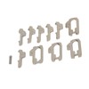 380 Pcs Car Lock Reed Stainless Steel Car Locking Plate