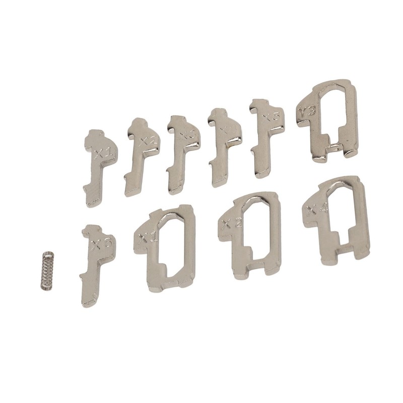 380 Pcs Car Lock Reed Stainless Steel Car Locking Plate