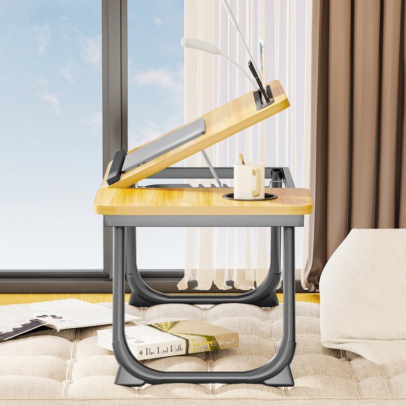Laptop Desk for Bed, Adjustable Laptop Stand with 5 Different