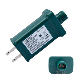 Power Supply TS-13W29V 29V 0.45A 13W Class 2 Transformer Raintight IP44 US Plug Connector 1/2in 12mm Adapter Replacement for LED String Light, Holiday Lighting, Christmas X-Mas Tree