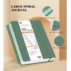 MUAHLIUB Spiral Notebook Journal,360 Pages College Ruled Notebook, Lined Thick