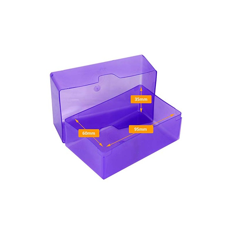 WestonBoxes, Hobby Boxes, Small Plastic Storage Boxes for Arts &