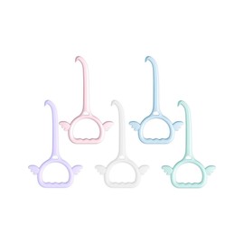 SENCCO 5PCS Cute Clear Aligner Removal Tool, Medical-Grade Plastic, BPA Free, Retainer Remover Tool Compatible with Invisalign, Removable Braces, Dentures- Multicolor