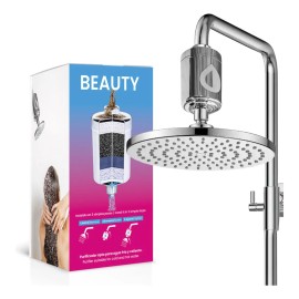 Purificador Filtro De Agua De Regadera Cuida Piel Y Cabello