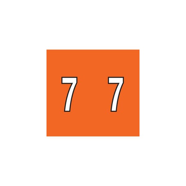 1-1/2" H x 1-1/4" W Orange Kardex PSF-138 Compatible 1-1/4"