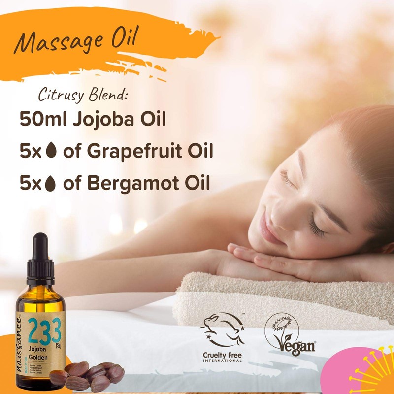 Naissance Jojoba Oil Gold (No. 233), 50 ml 100% Pure