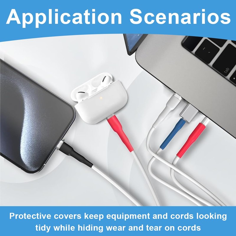 EIHI 6 pieces cable protection charging cable protector - fix