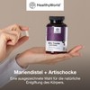 HealthyWorld® Milk Thistle + Artichoke Capsules - Liver Support &