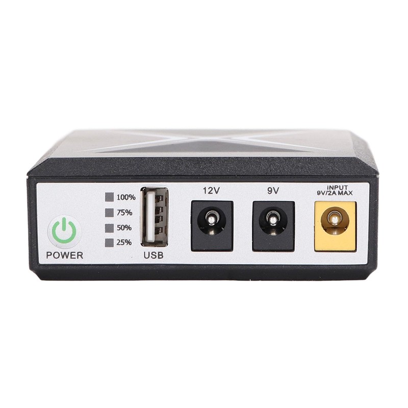 YYQTGG Mini UPS, UPS 2A Bater¨ªa Respaldo ABS y PC