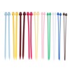 20Pcs Knitting Needles Multicolour Portable 26cm Sweater Needle Plastic Weaving